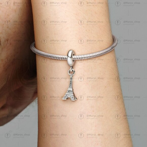 Pandora Paris Eiffel Tower Dangle Charm - Picture 3 of 5